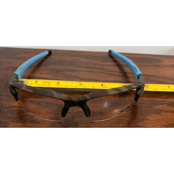 Oakley OY8015 Half-Rim No Prescription Eyeglasses Blue & Black Frame Soft Pouch - Picture 2 of 7